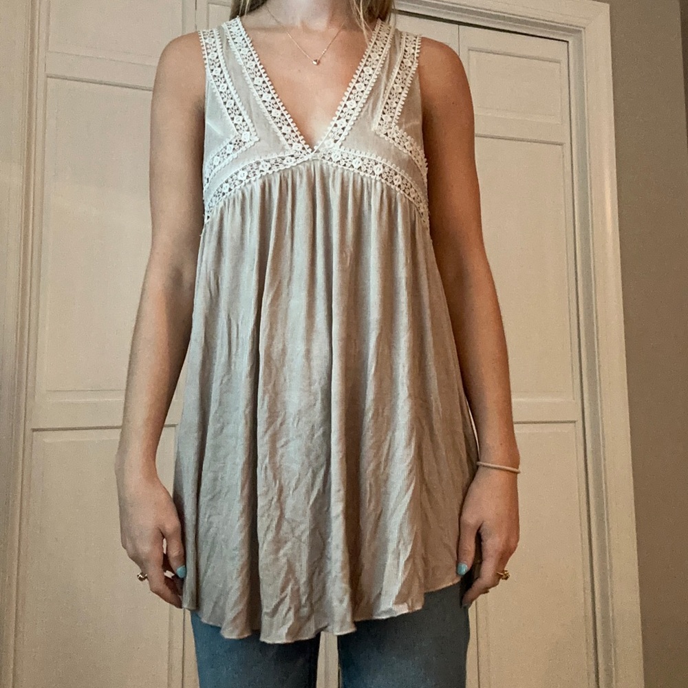 Long, Flowy tank top